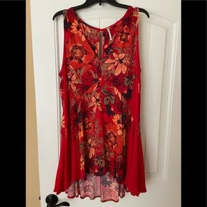 Free People Sleeveless Tunic Top Size Large